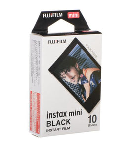 Fujifilm Instax Mini Film Black Frame Pack of 10